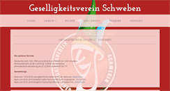 Desktop Screenshot of gv-schweben.de